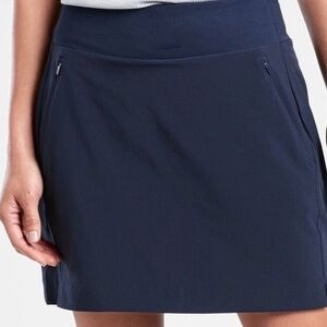 Athleta Navy Soho Skort with Zip Pockets 8